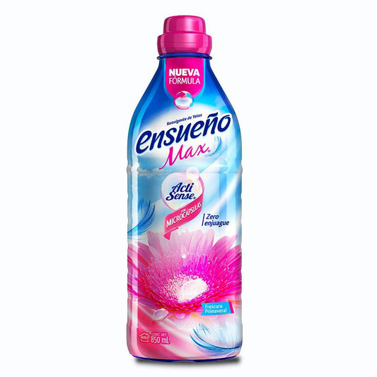 Media Caja suavizante ensueño max fresca primavera de 850 ml con 6 piezas - Alen del Norte-Suavizantes-Alen-MayoreoTotal