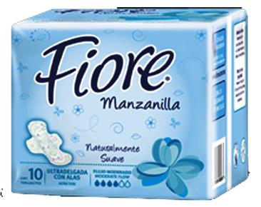 Media Caja toallas Femenina Fiore Ultra Delgada C/A en 6 paquetes de 10 piezas - PI Mabe-Toalla Femenina-PI Mabe-MayoreoTotal