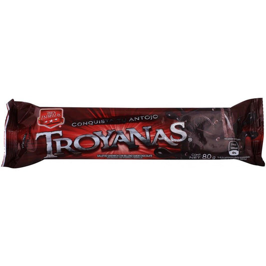 Media Caja Troyanas Combinado Tres Estrellas de 80 grs con 8 paquetes - La Moderna-Galletas-La Moderna-MayoreoTotal