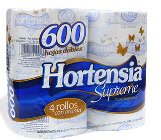 Medio Bulto Papel Higienico Hortensia Supreme de 4 rollos 600 hojas en 6 paquetes - Fabrica de Papel San Francisco-Higienico-Fabrica de Papel San Francisco-MayoreoTotal