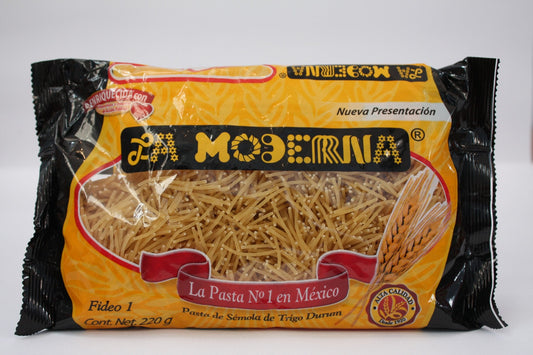 Sopa Fideo No.1 (La Moderna) con 10 paquetes de 200 grs-Sopas-La Moderna-7501018310028-MayoreoTotal