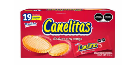 Canelitas Marinela 19 pzas de 60 g c/u - K