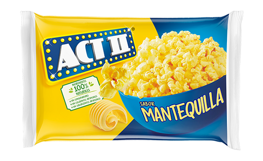 Caja Palomitas Act II Mantequilla 80G/14P/6EX