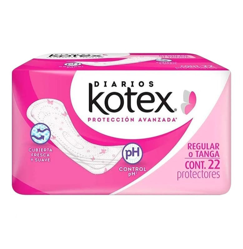 Media Caja Toalla Kotex Panty Regular 22T/7P - Kimberly Clark