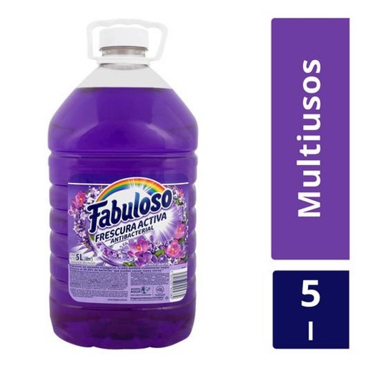 Caja Limpiador Fabuloso Lavanda 5 Litros  3 piezas -