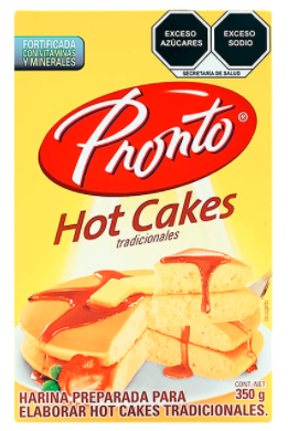 Caja Harina para Hot Cakes Pronto 350G/12P