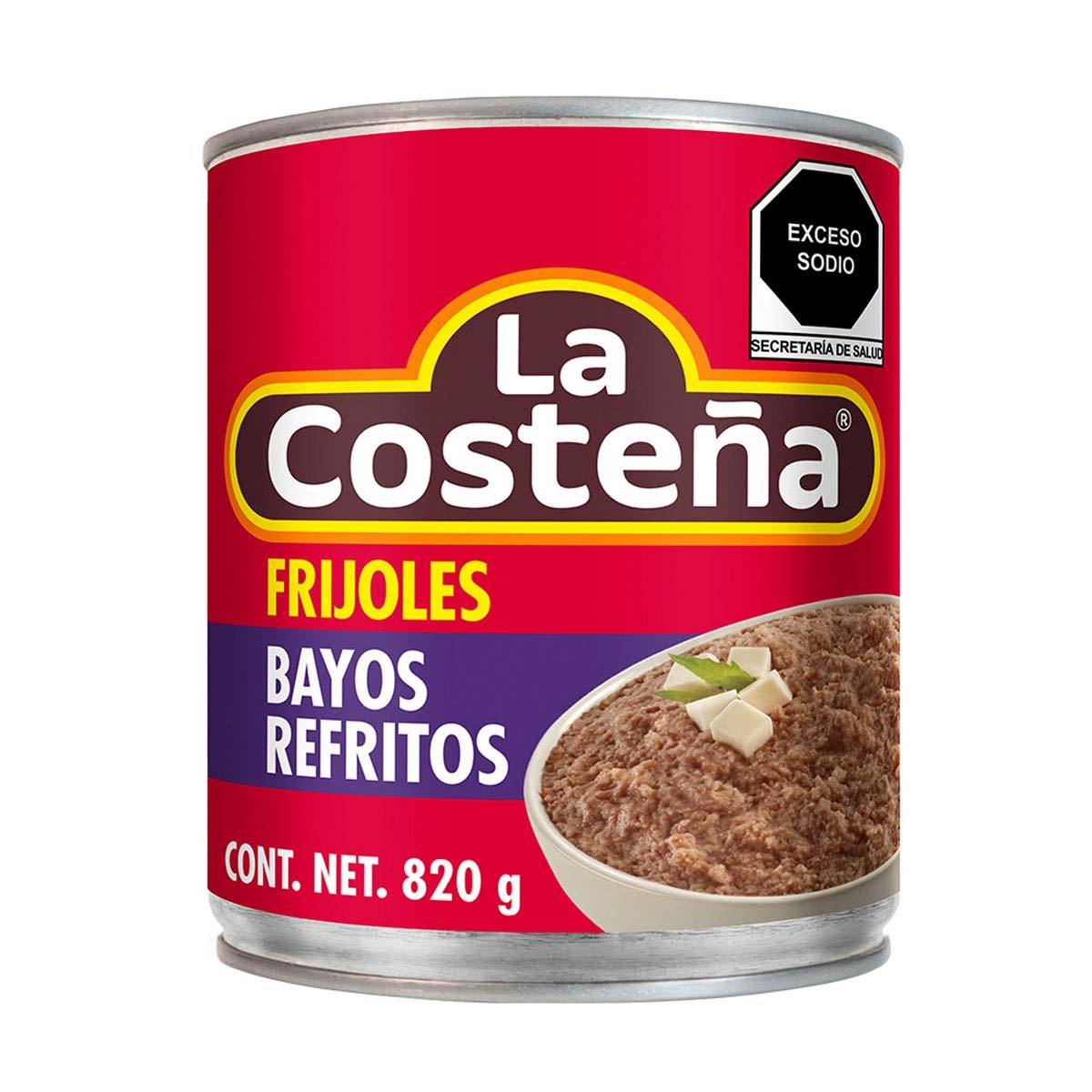 Caja Frijol Bayo Refrito 820G/12P - SCG