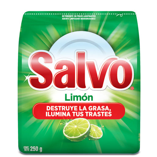Caja Lavatrastes Salvo Limon 250G/48P