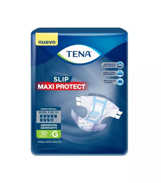 Caja pañal Tena Slip talla grande 6C/10P