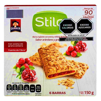 Caja Quaker Barra Stila 150G/12P