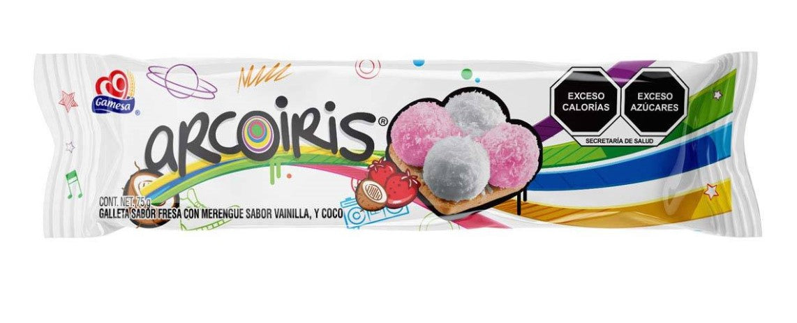 Caja Galleta Arcoiris 75G/16
